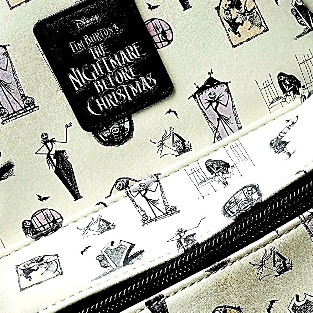 Loungefly Nightmare Before Christmas Kids Bag - White and Black